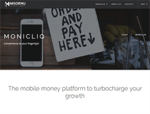 Tablet Screenshot of monicliq.com